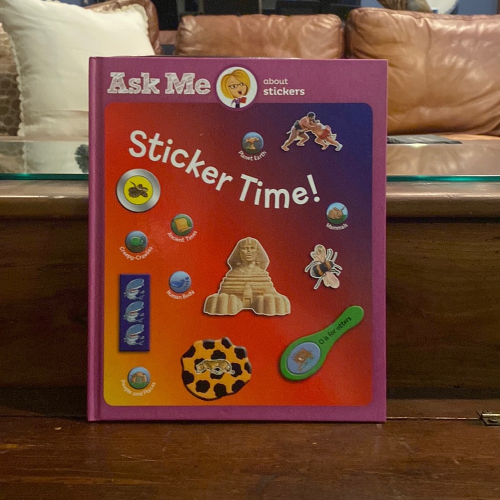 2 Ask Me sticker book!